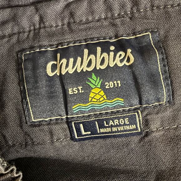 Chubbies Men’s Sz Large The Armadas Casual Stretch Shorts in Navy - Picture 3 of 6